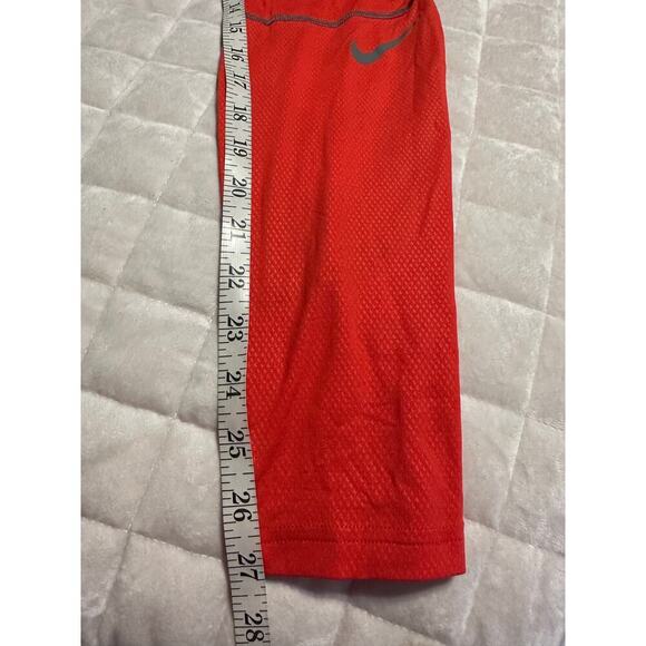 Nike Pro Combat Compression Pants Men's Size Large Red Athletic Workout Active - Picture 5 of 6